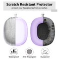 thumbnail image 4 of Aiaabq Funda Para Airpods Max Funda Antirrayas Para Almohadillas Para Los Oídos/Cubierta Para Las Orejeras/Cubierta Para La Diadema Para Airpods Max. Tpu Suave Transparente Y Piel De Silicona A Prueba, 4 of 5