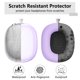 thumbnail image 4 of Aiaabq Funda Para Airpods Max Funda Antirrayas Para Almohadillas Para Los Oídos/Cubierta Para Las Orejeras/Cubierta Para La Diadema Para Airpods Max. Tpu Suave Transparente Y Piel De Silicona A Prueba, 4 of 5
