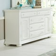 thumbnail image 2 of Liberty Furniture Industies, INC Summer House I 2 Door 5 Drawer Dresser in Oyster White, 2 of 7