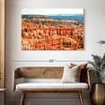 thumbnail image 3 of Elephant Stock Bryce Canyon Morning View Wall Art - Horizontal Canvas Wall Art - Living Room Wall Decor - Nature Canvas - Blue And Orange Decor By Philippe Hugonnard - 48" x 32", 3 of 8