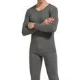 thumbnail image 3 of Gyexs Thermal Underwear for Women - Thermal Underwear for Women, Cold Weather Pajamas Pants Loungewear Sets, Dark Gray, Size XXXL, 3 of 4