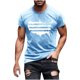 thumbnail image 5 of Hombres Pantalones Cortos de Manga Corta Impresa Casual Cuello Redondo Superior, Camisa de Moda para el Verano Y la Primavera, 5 of 8