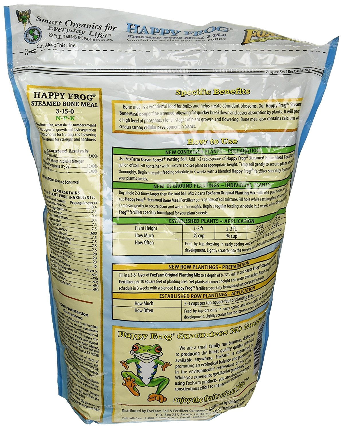 FoxFarm Happy Frog Bone Meal Fertilizer - Thumbnail 4
