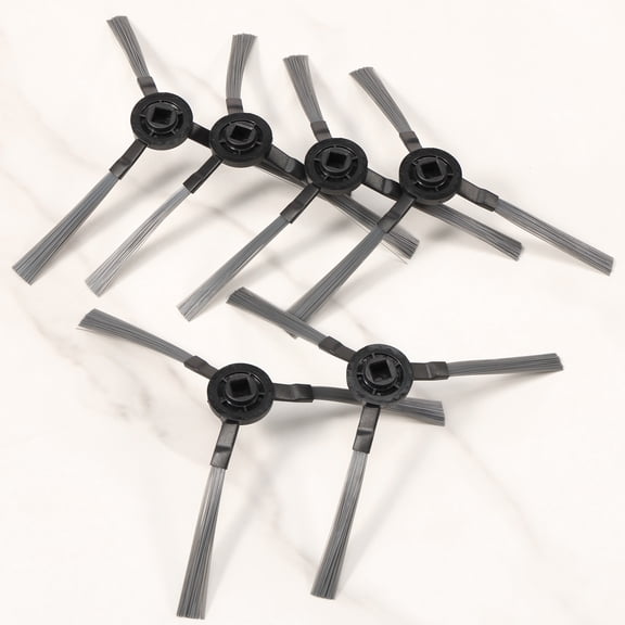 Ikoopy 6Pcs Side Brush Replacement Robust Efficient Cleaning Vacuum Cleaner Replacement Side Brush Part Improved Cleaning Effect Sweeping Robot Spare Part Easy to Replace for bObsweep