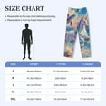 thumbnail image 3 of Mens Pajama Pants, Dolphin Rainbow Horse Soft Sleep & Lounge Pants for Men, Cuteness Casual PJ Bottoms Pants with Pockets, 3 of 7