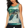 thumbnail image 2 of Haiem Watercolor Turtle1 Workout Tank Tops for Women, Athletic Sports Slim-Fit Tank Tops, Compression Sleeveless Dry Fit Shirts,Athletic Shirt-XX-Large, 2 of 9