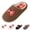 Brown, variant on IEMIEMIEM Bow Slippers for Women Men Memory Foam Plush Slippers Cute Cartoon Slip On Fall Winter Warm Fluffy Fur Lined Indoor Outdoor House Home Bedroom Shoes White 10.5-11 Wide