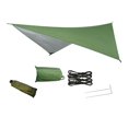 thumbnail image 3 of Heavy Duty Camping Lona Playa Sombrilla Toldo a prueba a prueba de lluvia Al Sombrilla Refugio para senderismo Camping Self , Verde DYNWAVEMX Toldo de lona para tienda, 3 of 8