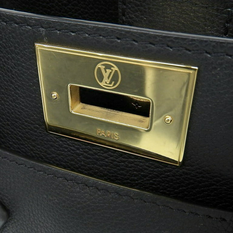 Louis Vuitton Black And Monogram On My Side PM Gold Hardware