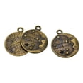 thumbnail image 4 of Colgante de de bronce , hallazgos de joyería de bricolaje, collar artesanal, pendientes, 4 of 9