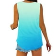 thumbnail image 5 of Ichuanyi Tank Tops for Women 2026 Summer Gradient Printed Top Shirts Casual Loose Fit V-Neck Sleeveless Tshirt Blouse, 5 of 9