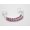 Pink, variant on 2PCS One Step Fake Braces with Fashion Power Chain Metal Bracket and Wire - Easy Stall for Orthodontist Dental Student Practice (Pink)
