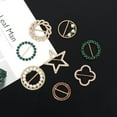 thumbnail image 2 of T-Shirt Clips 8PCS,Clothes Corner Knotted Button,Fashion Alloy Pearl Rhinestone, 2 of 6