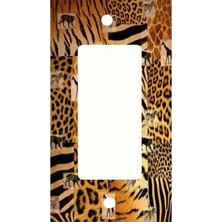 Safari Shadows Gfi Rocker Light Switch Cover By Gotham Decor Safari Shadows Gfi Rocker Light Switch Cover By Gotham Decor