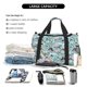 thumbnail image 5 of Fotbe pirate with funny animals Bolsa de Viaje con Estampado, Bolsa de Fin de Semana para Mujer con Compartimento para Zapatos, Bolsa de Gimnasio con Bolsillo Húmedo, 5 of 7