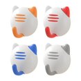 thumbnail image 1 of 4 ganchos decorativos para toallas de baño, llaveros multiusos, para batas Gris, 1 of 7