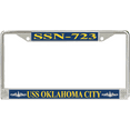thumbnail image 1 of USS Oklahoma City SSN-723 License Plate Frame, 1 of 1