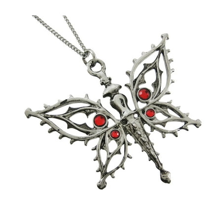 REQUIEM Gothic Butterfly Pendant Protection Amulet