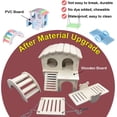 thumbnail image 2 of Juego de 4 juguetes de madera para hámster, juegos de hámster que incluyen puente colgante para casa de hámster, accesorio para hámster, conejillo de indias, chinchilla, hámster ruso JAMW Sencillez, 2 of 5