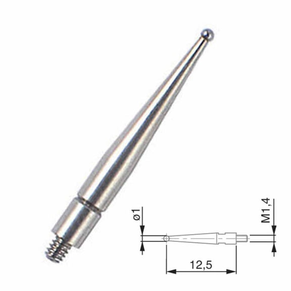 Contact Points for Tesatast Dial Test Indicator Brown & Sharpe TESA 18.60201