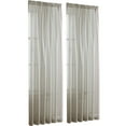 thumbnail image 6 of Semi Sheer Curtains for Living Room Bedroom Light Filtering Voile Drapes Thermal Insulated Window Treatments -Free Sheer Panels Solid Color Curtains for Wedding,Photography,Stage Decor Pipe, 6 of 7