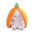 thumbnail image 1 of Easter Stuffed Bunny Doll Pillow Floppy Cute Rabbit With Carrot/strawberry Shaped Soft Plush Hugging Toy Gift, 1 of 3
