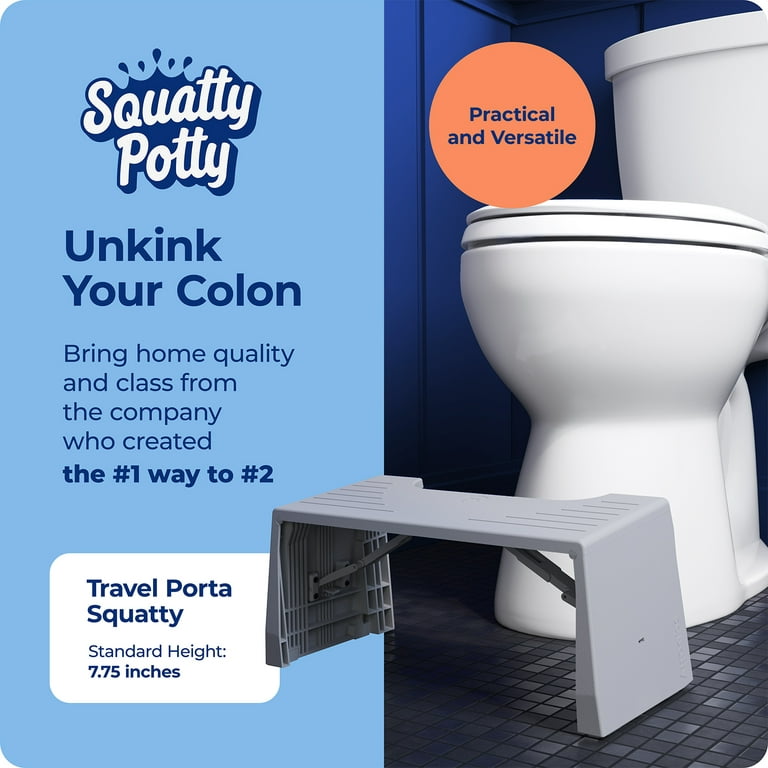 Squatty Potty Travel Porta Foldable Toilet Stool