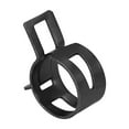 thumbnail image 2 of Uxcell 18mm Black Steel Band Spring Clamp for Fuel Line Silicone Hose 20 Pack, 2 of 5