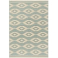 thumbnail image 2 of SAFAVIEH Linden Celandine Geometric Area Rug, Cream/Aqua, 5'1" x 7'6", 2 of 7