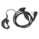 thumbnail image 5 of Auriculares Walkie Talkie Auricular de Radio bidireccional en Forma de G Multifuncional PVC+PU Durable para IC-F26, 5 of 8