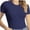 Navy blue, variant on Short Sleeve Shirts for Women Basic Women' T-Shirts Trendy Stretchy Lightweight Summer Casual Tops