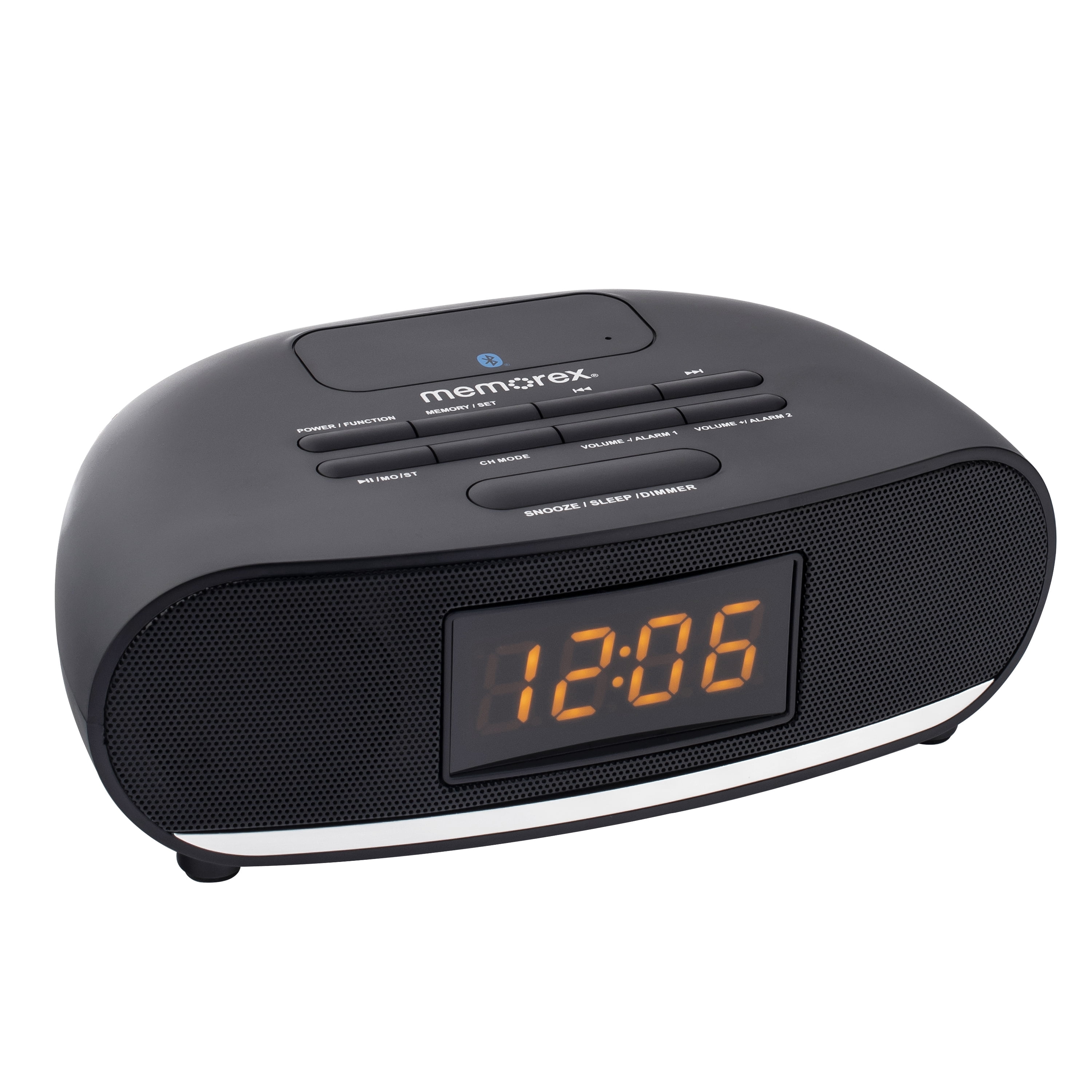 HOUSBAY Digitalwecker Mit Regenbogen-Display & Nachtlicht | 7 Farben, Dimmbar | Dual-Alarm, Batterie-Backup