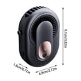 thumbnail image 3 of Portable Silent Bladeless Fan Personal Adjustable Speed For Shirt Waist Outdoor Travel Desk Use, 3 of 5