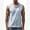 Light Blue, variant on IDOPIP Men's Hooded Tank Top Sleeveless Pullover Top with Pocket Hoodies Muscle Gym Shirts S-XL