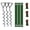 Black, variant on CEORPER Heavy Duty Tree Stake Set Steel Tree Stakes and Supports for Younger Trees