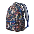 thumbnail image 2 of Beagle Dog Dog and Flower Backpack for School,Cute School Bag,Schoolbag with Adjustable Shoulder Straps & Padded Back,15.3"x11"x7.1".﻿, 2 of 6