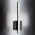thumbnail image 3 of Luxury Minimalist Bath Light, Large Size: 16''H x 2.09''W, with Mid Century Modern Style Elements, Matte Black Finish, UHP4817 from the Mandan Collection by Urban Ambiance, 3 of 5