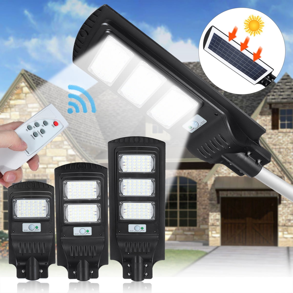360W 351LED Solar Street Light Radar Induction Sensor Outdoor Garden 360W 351LED Solar Street Light Radar Induction Sensor Outdoor Garden