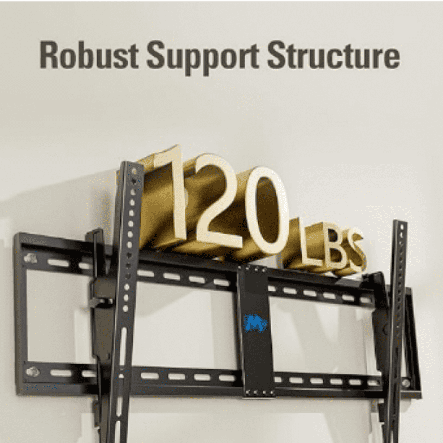 TV Wall Mount for 42-86" TVs, Tilting TVs Mount with Level Adjustment Fits 16", 18", 24" Studs Easy for Centering, Wall Mount TV Bracket Max VESA 800x400mm, 120 LBS Loading