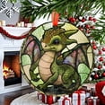 thumbnail image 2 of Baby Dragon Christmas Ornament, Ceramic/Acrylic Ornament, Special Keepsake for Mother, Valentine Ornament Gift, Seasonal Festival Keepsake, Commemorative 2025, 2 of 5