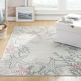 thumbnail image 4 of Home Dynamix Marine Coral Coastal Starfish Indoor/Outdoor Area Rug, Ivory/Blue, 5'2"x7'2", 4 of 11