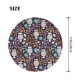 thumbnail image 3 of Disketp Forest Cute Owl Small Mouse Pad 7.9x7.9 Inches,Washable Round Mousepad for Office Laptop Computer,Non-Slip Rubber Base Mouse Pads for Wireless Mouse, 3 of 8