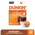 thumbnail image 3 of Dunkin’ Hazelnut Artificially Flavored Coffee, Keurig K Cup Pods, 22 Count Box, 3 of 14