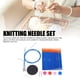 thumbnail image 3 of Juego De Agujas Y Cables De Tejer, Agarre Cómodo, Agujas De Tejer Intercambiables, Interior Hueco Para Suéter Y Sombrero, 3 of 7