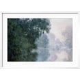 thumbnail image 2 of Art.com Morning on the Seine, Effect of Mist Giclee Print by Claude Monet, White Frame Wall Art, 29" x 21", 2 of 5
