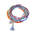 thumbnail image 2 of Tobilleras con de Boho, joyería para pies, accesorios elásticos de múltiples capas de moda, cadena de pie colorida, tobillos de para 10 piezas Yinane Tobillera con cuentas, 2 of 8