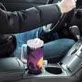 thumbnail image 4 of Yayeee 40oz Stainless Steel Tumbler with Straw and Handle Double-Wall Insulated Travel Water Bottle, Blue Neon Road, 4 of 8