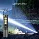 thumbnail image 5 of Linterna LED Recargable Super Brillante Linterna de Alta Potencia | 5 modos con zoom | Mascarilla de apertura suave para proteger los ojos | Banco de energía USB | Aleación de aluminio negro | Casa, 5 of 8