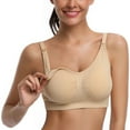 thumbnail image 5 of Sleeping Nursing Bras for Breastfeeding Wireless Maternity Bras Pregnancy Seamless Bralette Underwear Plus Size Womens Bras Multi-Pack, M-4XL, 5 of 9