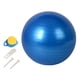 thumbnail image 5 of Pelota de ejercicio Pilates Entrenamiento con pelota Mujeres Hombres Inflador incluido Soporte para la espalda azul 55cm, 5 of 9